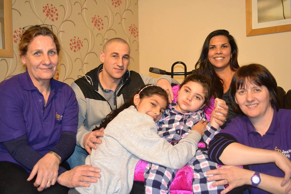 Kayla, her Jessie May nurses and family