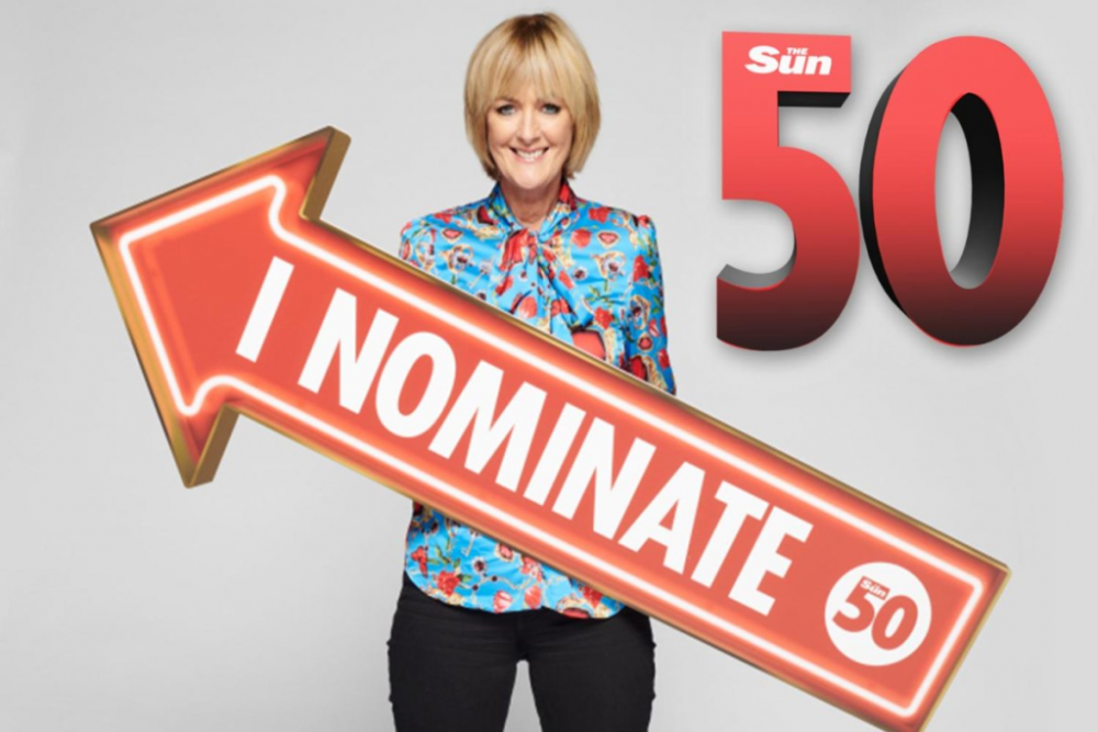 The Sun 50th Anniversary Charity Giveaway