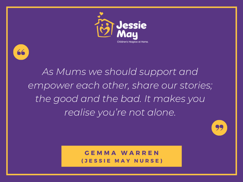 Mother's Day Quote from Jessie May nurse, Gemma