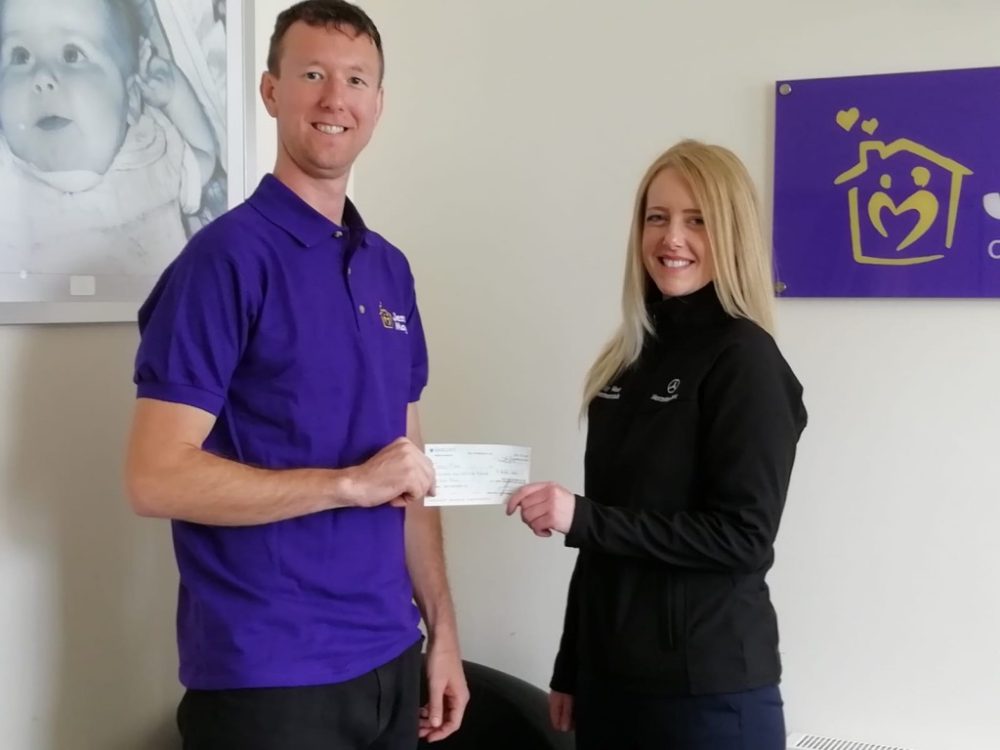 Jessie May nurse, Steve, receives fundraising boost from City West Commercials