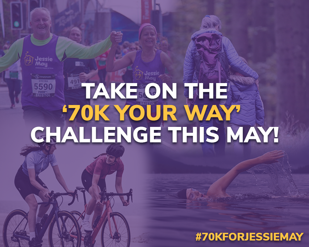 Take on the '70k Your Way' Challenge this May!